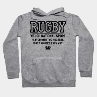 Welsh national sport rugby Hoodie